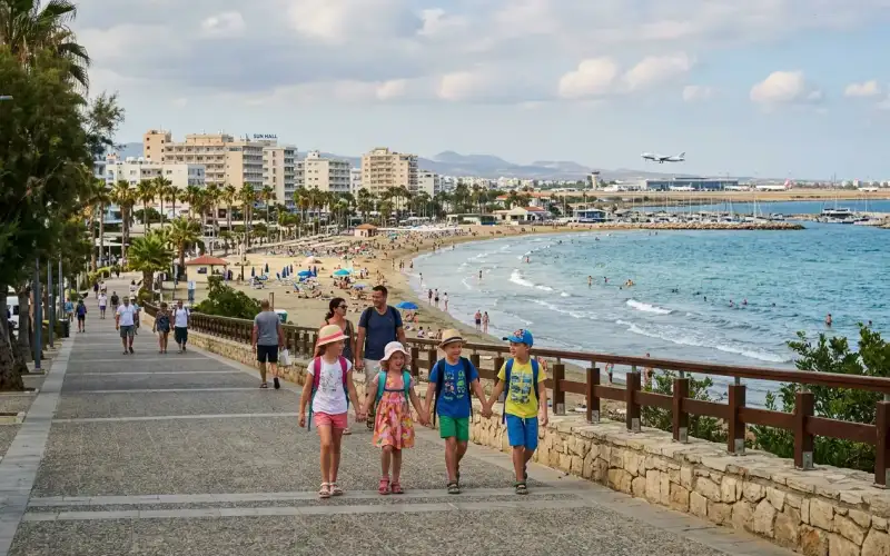 Larnaka z dziećmi: malownicze widoki miasta, plaż miejskich i pobliskiego lotniska - idealne wakacje!