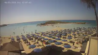 Miniatura 8 maja 2026 07:00 Ayia Napa Cypr - Nissi Beach plaża