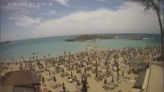 Miniatura 15 maja 2026 08:00 Ayia Napa Cypr - Nissi Beach plaża