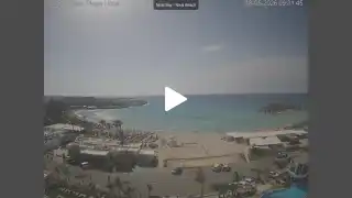 Miniatura 18 maja 2026 07:00 Ayia Napa Cypr - Nissi Beach Panorama
