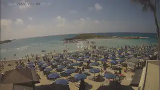Miniatura 22 maja 2026 07:00 Ayia Napa Cypr - Nissi Beach plaża