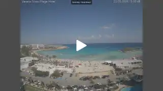 Miniatura 23 maja 2026 13:00 Ayia Napa Cypr - Nissi Beach Panorama