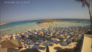 Miniatura 30 maja 2026 13:00 Ayia Napa Cypr - Nissi Beach plaża