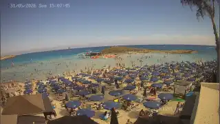Miniatura 31 maja 2026 13:00 Ayia Napa Cypr - Nissi Beach plaża