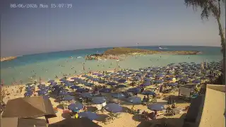 Miniatura 8 czerwca 2026 13:00 Ayia Napa Cypr - Nissi Beach plaża